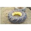 Image 3 : 3 Tractor Tires & Rims