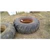 Image 7 : 3 Tractor Tires & Rims
