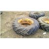 Image 4 : 3 Tractor Tires & Rims
