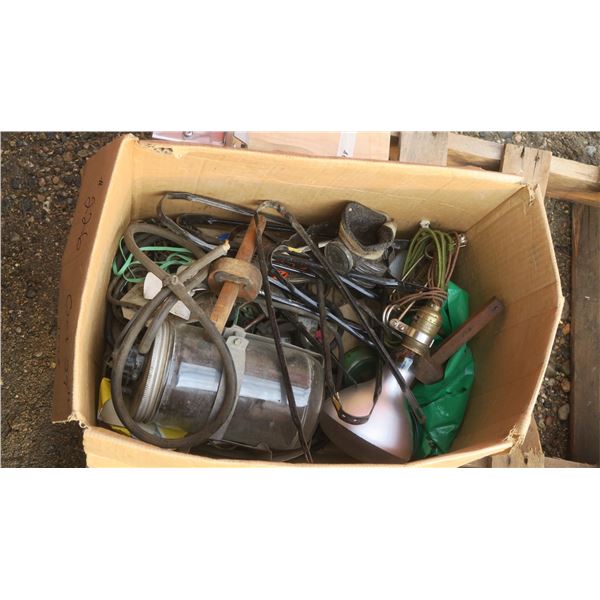 misc box of electrical items