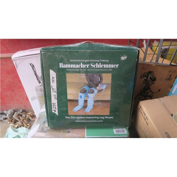 Circulation improving leg wraps