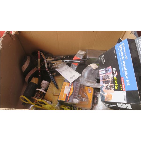 box of misc items