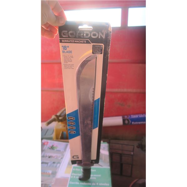 gordon 18" serrated machete