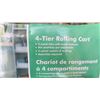 Image 4 : 4 - tier rolling cart