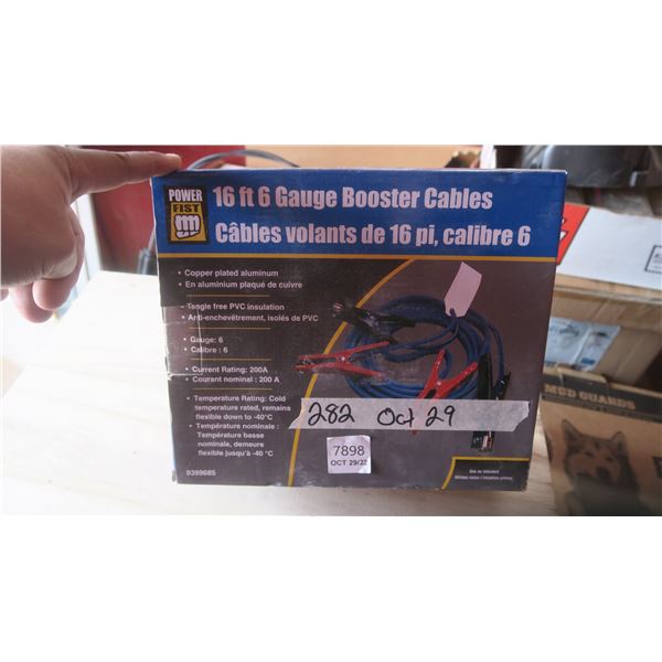 16ft 6 gague booster cables