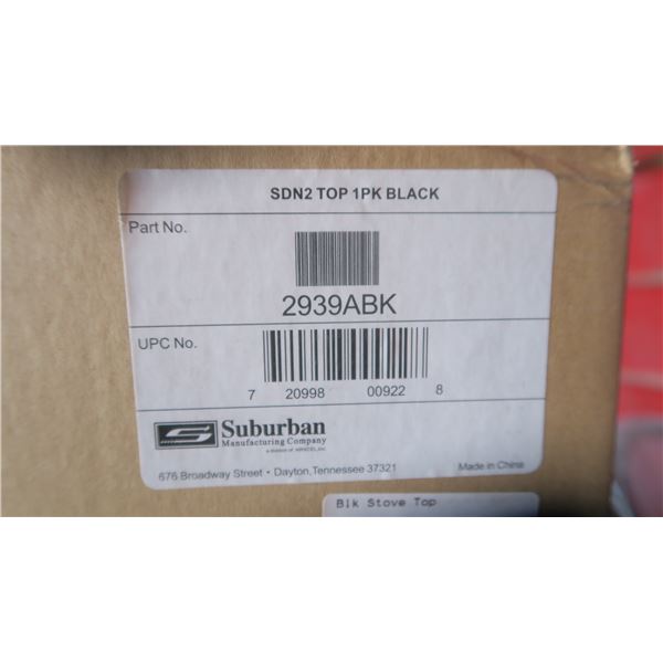 Suburban black stove top #2939ABK