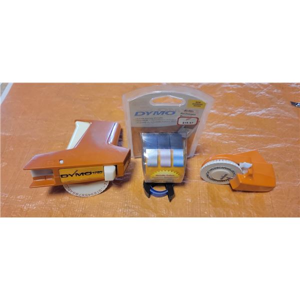 Labellers - Dymo with 3 Full Tapes