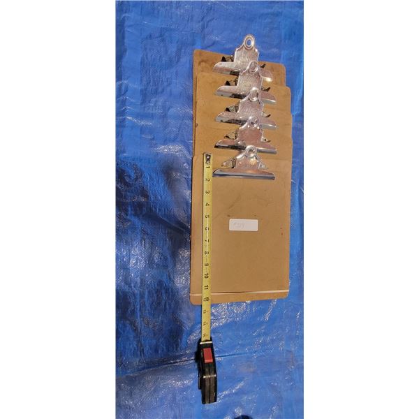 Clip Boards x 5 - 9" x 12.5"