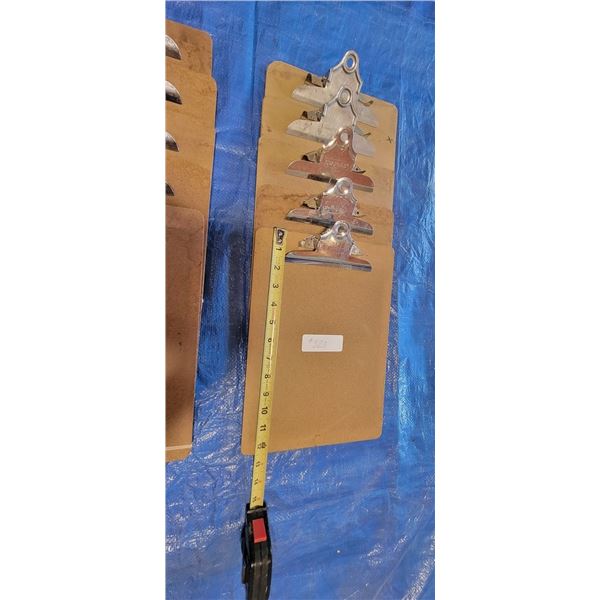 Clip Boards x 5 - 9" x 12.5"