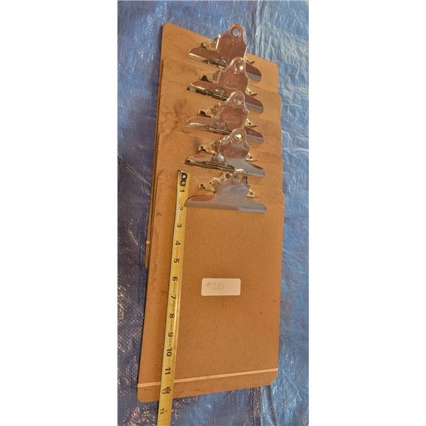 Clip Boards x 5 - 9" x 12.5"