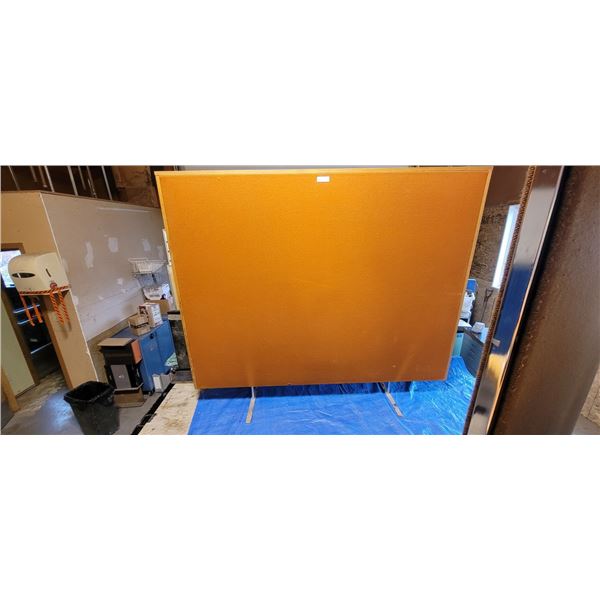 Office Divider Orange 72" x 60"