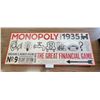 Image 1 : Sign 1935 Monopoly 30" x 12"