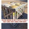 Image 1 : Fire Hose 1.5" I.D. (6 of 9 - stack of 14 rolls in crate #2 - rolls are about 40' to 80')