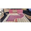 Image 3 : Counter Tops Set of 4 Dusty Rose/Burgendy