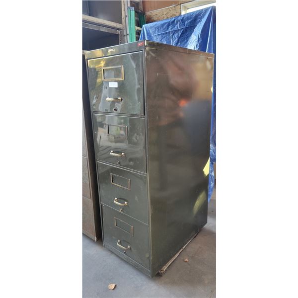 File Cabinet Green w Letter Size Hanging Folders: 393 green, 47 gray (with folders), 65 blue