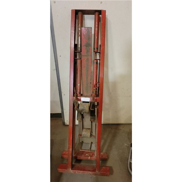 Fire Hose Rollong Machine w squeeze for pinching out water