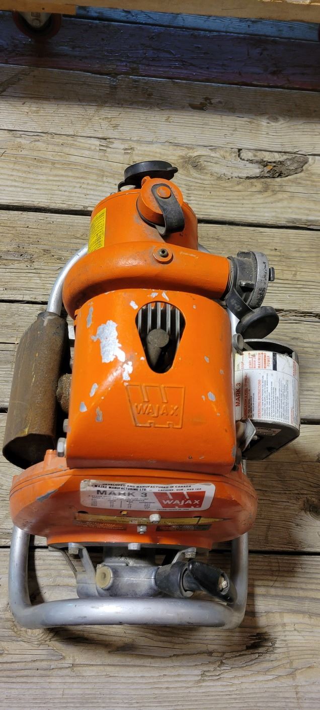 Wajax Mark 3 Pump (this is the prefered pump for fighting fires) Schmalz Auctions