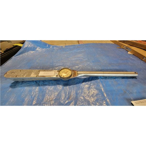 Snap On 1/2" Torque Meter 0 to 250 Foot Pounds
