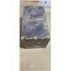 Image 4 : Trunk - Blue Metal (well used) 34" x 19" x 18"