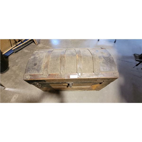 Truck - Brown Wood & Tin 34" x 20" x 18"