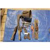 Image 1 : Vintage Tools: Riveter, Brace, Plane, Load Binder,, Hedge Trimmer, Light