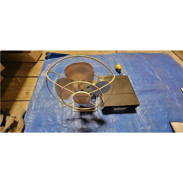 Car Heater 850 W Made in Canada & Torcan Desk Top Fan