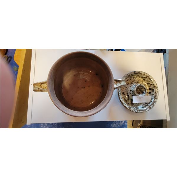 Bean Pot Ceramic by M. Holmes