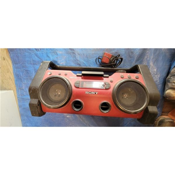 Sony Getto Blaster w CD Player (volume control finicky)