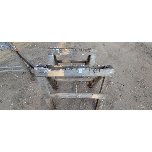 2 saw horses (well used)