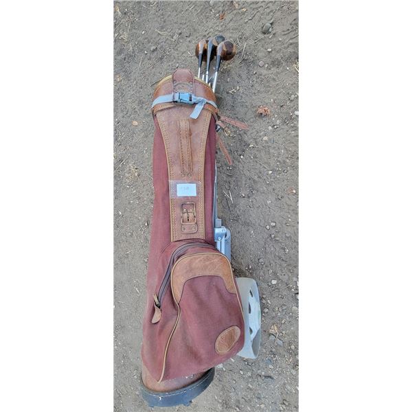 Golf Club Set - Leather Bag 12 clubs