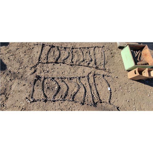 Tire Chains - for Duals 80" x 24" fit 16" & 17" tires