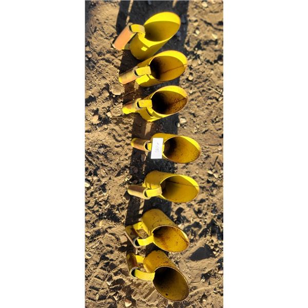 Antique metal Scoops