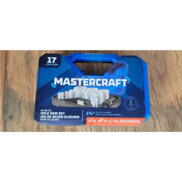 Bi-Metal Hole Saw Kit 17 pieces (new)