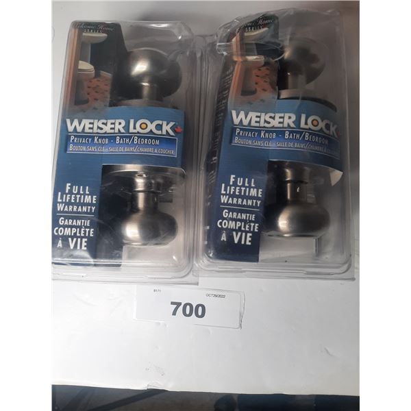 Set of 2 Weiser privacy knobs