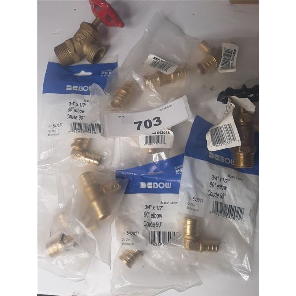Misc pex fittings and taps