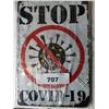 Image 3 : Lot of 3 Covid-19 signs