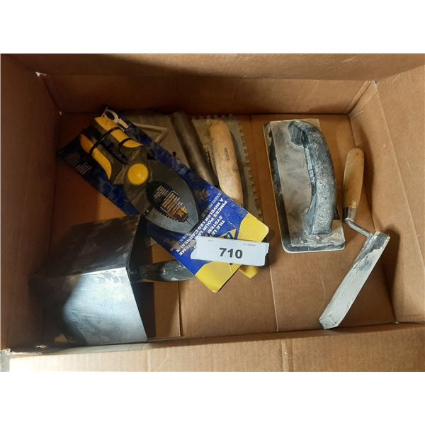 Misc mud and tile tools