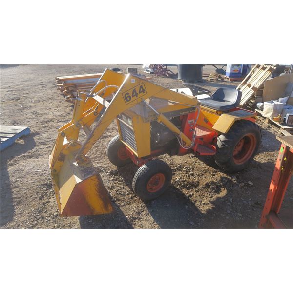 Case 644 Garden Tractor w/ Front End Loader (told it ran 5 years ago when parked)