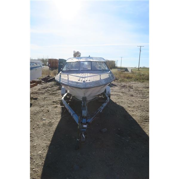 Edson Boat on trailer, Trailer SN# SK401245537.