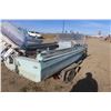 Image 11 : sea foam green boat 14ft & trailer.  Trailer SN# SK400755892