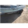 Image 4 : sea foam green boat 14ft & trailer.  Trailer SN# SK400755892