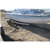 Image 20 : Blue& white 16ft boat with trailer ( SN not located ) Plate # TLK 323