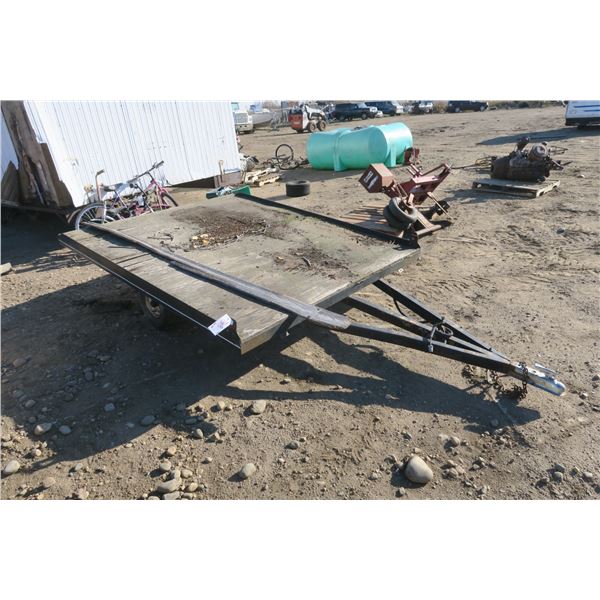 8ft Utility trasiler single axle, ( no serial number)
