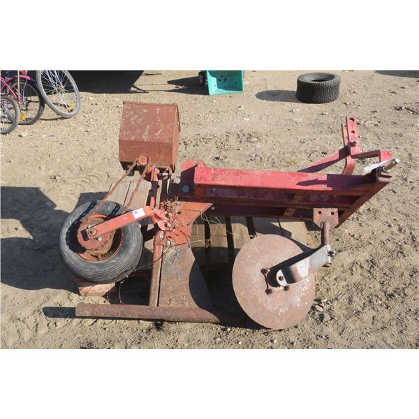 Poison applicator attachment for tractor