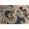 Image 1 : 2 vintage tractor tires on 30" rims, tires are bad