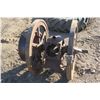 Image 1 : vintage metal steam engine part on 34" wheels