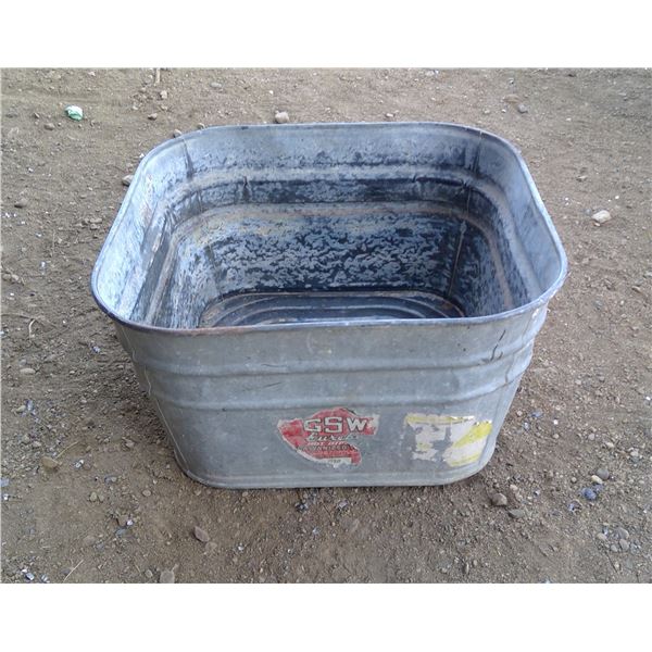 GSW Galvanized Wash Tub