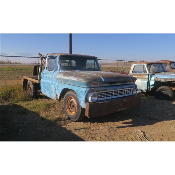 60's GMC Truck w/ Hoist on Back - Sold As Is