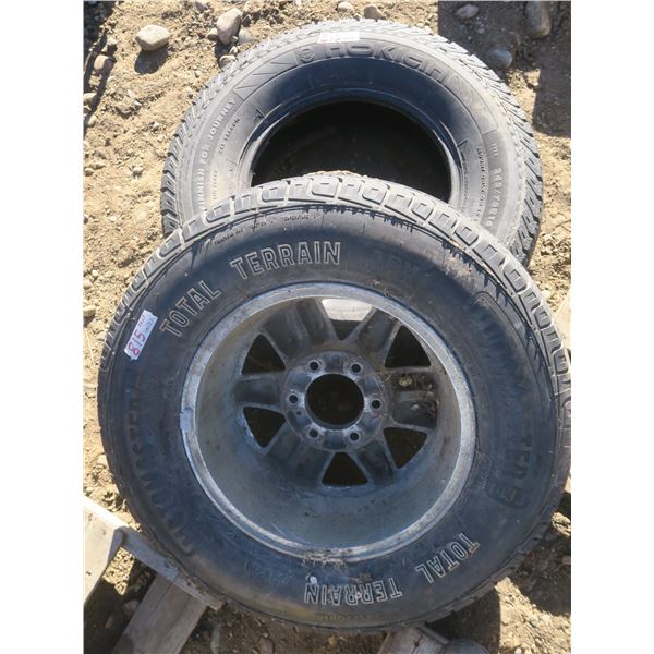 2-Tires Motomaster 245/70R16, Nokican 245/75R16