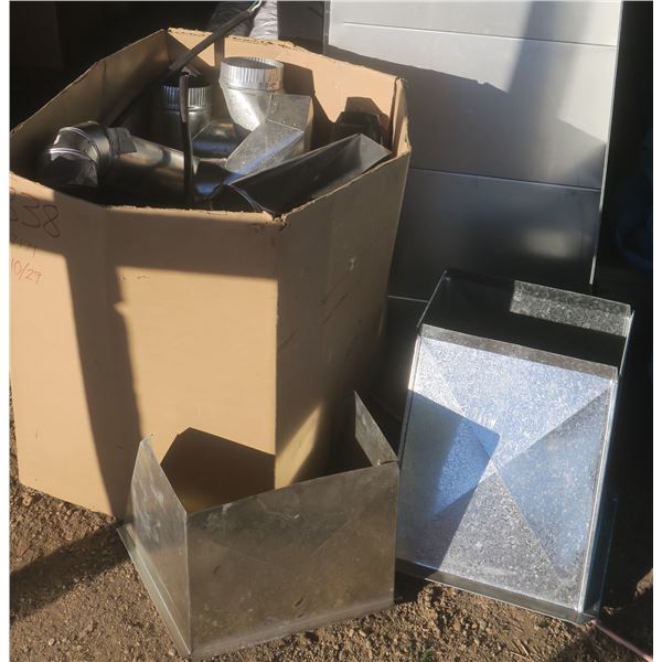 Assorted Uni Boots, Angle boots, End Boot, Duct and Dryer Cord.